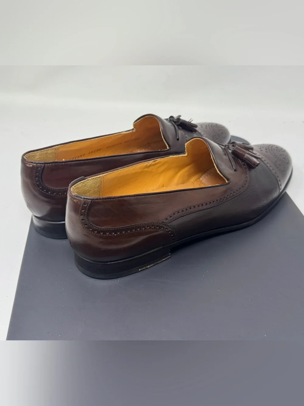 Vintage Mezlan Tassel Leather Loafers shoes Men 11.5 M Spain